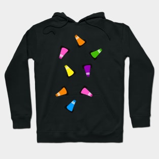 multi colored traffic cones Hoodie